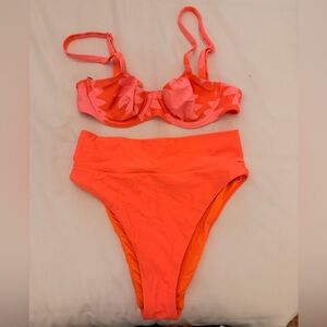 Aerie Two Piece High Waist Bikini
